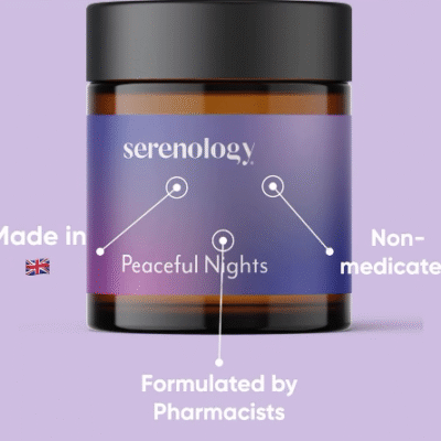 Sereonology - Peaceful Nights – Natural Sleep Supplement with Magnesium, Ashwagandha & 5-HTP (60 Capsules)